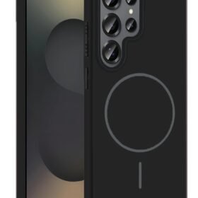 Samsung Galaxy S25 Ultra Broş Magsafe Kapak - Siyah-(5796)