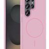 Samsung Galaxy S25 Ultra Broş Magsafe Kapak - Pembe-(5796)