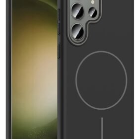 Samsung Galaxy S24 Ultra Broş Magsafe Kapak - Siyah-(5796)
