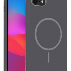 iPhone 16E Broş Magsafe Kapak - Füme-(5796)