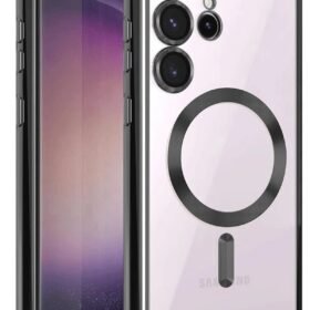 Samsung Galaxy S25 Ultra Kılıf Kross Magneticsafe Kapak - Siyah-(5796)