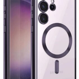 Samsung Galaxy S25 Ultra Kılıf Kross Magneticsafe Kapak - Mor-(5796)