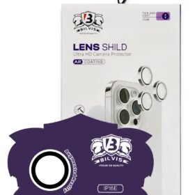 iPhone 16E Bilvis Titan Kamera Lens - Beyaz-(5796)