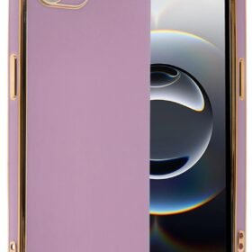 iPhone 16E Kılıf Volet Silikon - Mor-(5796)