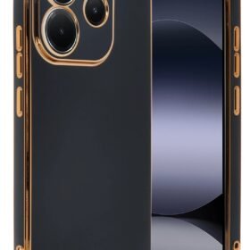 Xiaomi Redmi Note 14 4G Kılıf Volet Silikon - Siyah-(5796)