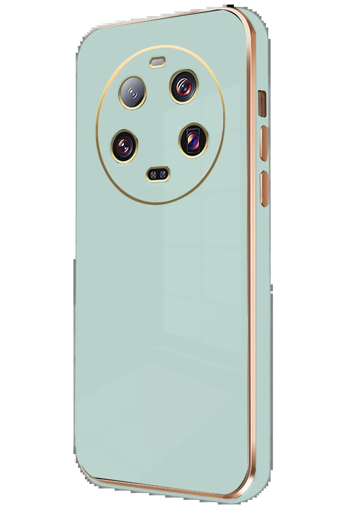 Xiaomi Mi 14 Ultra Kılıf Volet Silikon - Açık Yeşil-(5796)