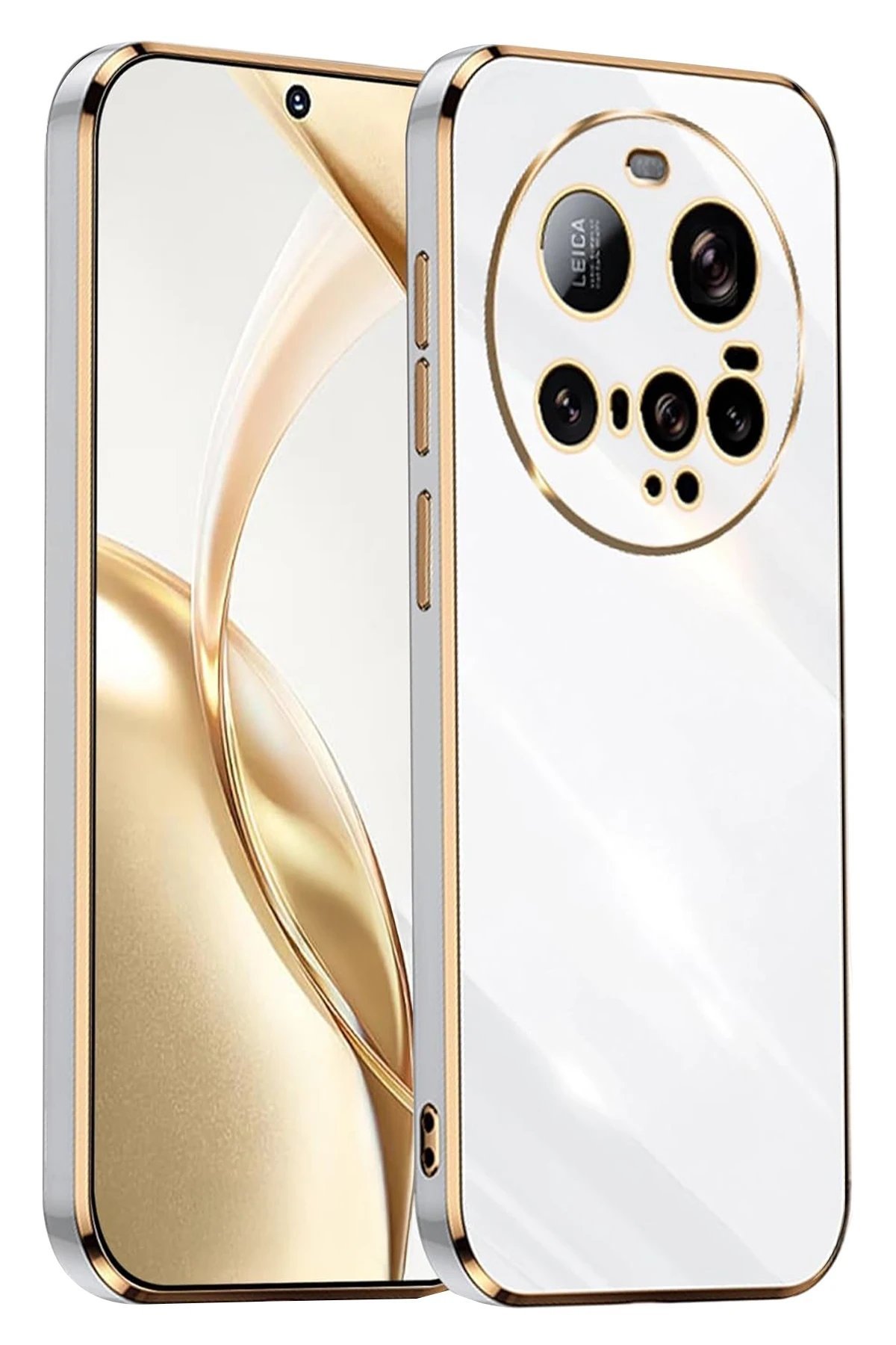 Xiaomi Mi 15 Ultra Kılıf Volet Silikon - Beyaz-(5796)