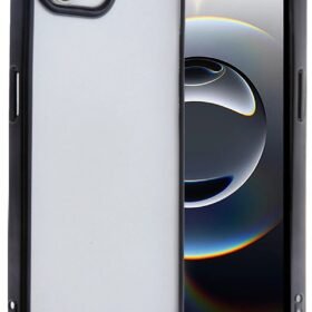 iPhone 16E Kılıf Lensli Silikon - Siyah-(5796)