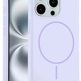 iPhone 15 Pro Max Kılıf Jully Magsafe Kapak - Lila-(5796)