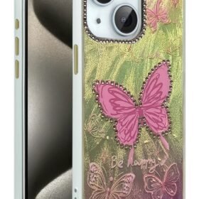 iPhone 14 Kılıf Blade Aynalı Desenli Kapak - Desen 5-(5796)