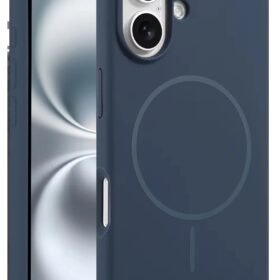 iPhone 16 Plus Kılıf Jully Magsafe Kapak - Lacivert-(5796)
