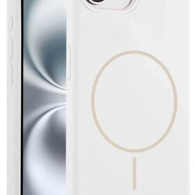 iPhone 16E Kılıf Jully Magsafe Kapak - Beyaz-(5796)