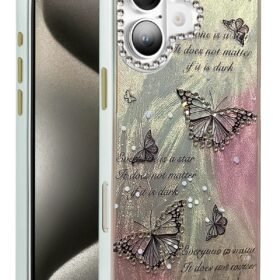 iPhone 16 Kılıf Blade Aynalı Desenli Kapak - Desen 6-(5796)
