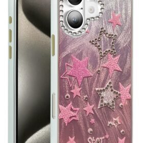 iPhone 16 Kılıf Blade Aynalı Desenli Kapak - Desen 7-(5796)