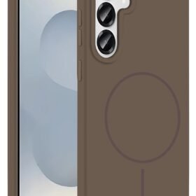 Samsung Galaxy S23 FE Kılıf Jully Magsafe Kapak - Kahverengi-(5796)