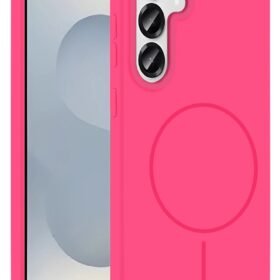 Samsung Galaxy S23 FE Kılıf Jully Magsafe Kapak - Fuşya-(5796)