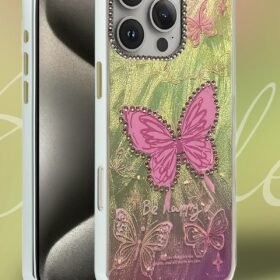 iPhone 14 Pro Kılıf Blade Aynalı Desenli Kapak - Desen 2-(5796)