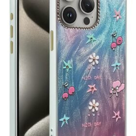 iPhone 14 Pro Kılıf Blade Aynalı Desenli Kapak - Desen 4-(5796)