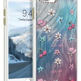 iPhone 7 Plus Kılıf Blade Aynalı Desenli Kapak - Desen 4-(5796)