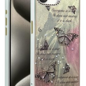 iPhone 16E Kılıf Blade Aynalı Desenli Kapak - Desen 6-(5796)