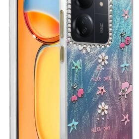 Xiaomi Redmi 13C Kılıf Blade Aynalı Desenli Kapak - Desen 4-(5796)
