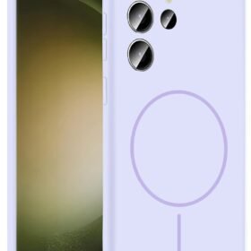 Samsung Galaxy S24 Ultra Kılıf Jully Magsafe Kapak - Lila-(5796)