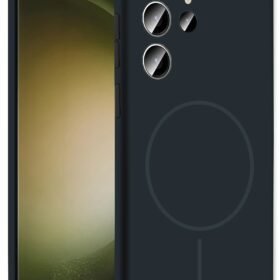 Samsung Galaxy S24 Ultra Kılıf Jully Magsafe Kapak - Füme-(5796)