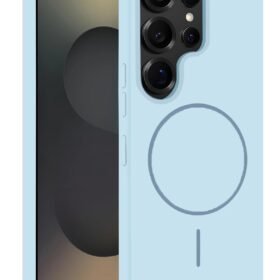 Samsung Galaxy S25 Ultra Kılıf Jully Magsafe Kapak - Mavi-(5796)