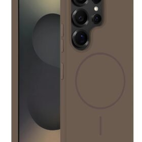 Samsung Galaxy S25 Ultra Kılıf Jully Magsafe Kapak - Kahverengi-(5796)