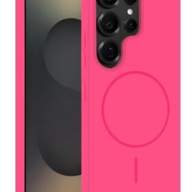 Samsung Galaxy S25 Ultra Kılıf Jully Magsafe Kapak - Fuşya-(5796)