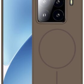 Xiaomi Mi 15 Kılıf Jully Magsafe Kapak - Kahverengi-(5796)