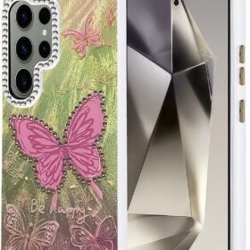 Samsung Galaxy S23 Ultra Kılıf Blade Aynalı Desenli Kapak - Desen 5-(5796)