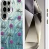 Samsung Galaxy S23 Ultra Kılıf Blade Aynalı Desenli Kapak - Desen 9-(5796)