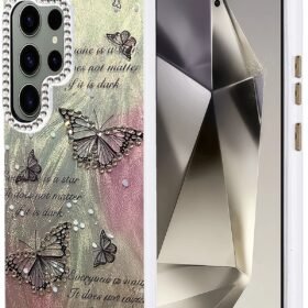 Samsung Galaxy S24 Ultra Kılıf Blade Aynalı Desenli Kapak - Desen 6-(5796)
