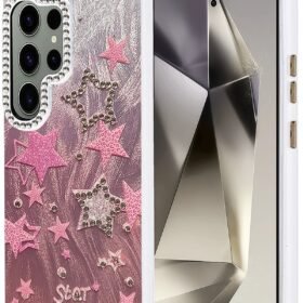 Samsung Galaxy S24 Ultra Kılıf Blade Aynalı Desenli Kapak - Desen 7-(5796)