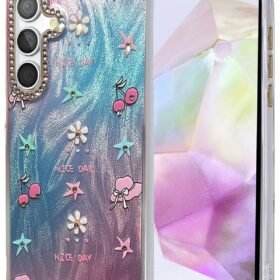 Samsung Galaxy A35 5G Kılıf Blade Aynalı Desenli Kapak - Desen 4-(5796)