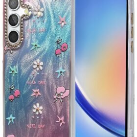 Samsung Galaxy A34 5G Kılıf Blade Aynalı Desenli Kapak - Desen 4-(5796)