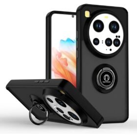 Xiaomi Mi 15 Ultra Kılıf Montreal Yüzüklü Silikon Kapak - Siyah-(5796)