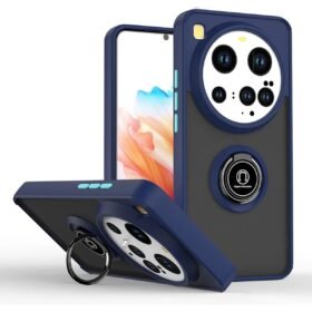 Xiaomi Mi 15 Ultra Kılıf Montreal Yüzüklü Silikon Kapak - Lacivert-(5796)