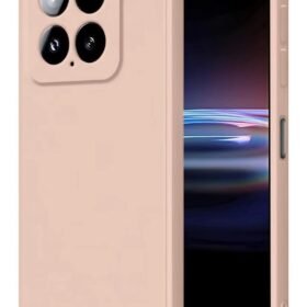 Xiaomi Mi 14T Pro Kılıf Nano içi Kadife Silikon - Pudra-(5796)