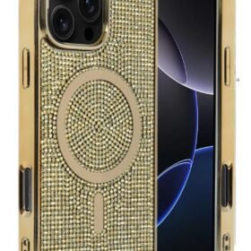 Apple iPhone 16 Pro Max Helen Magsafe Kapak - Gold-(5796)