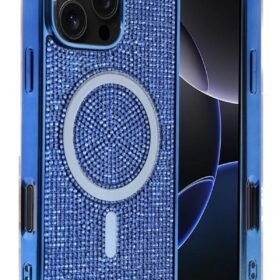 Apple iPhone 16 Pro Helen Magsafe Kapak - Lacivert-(5796)