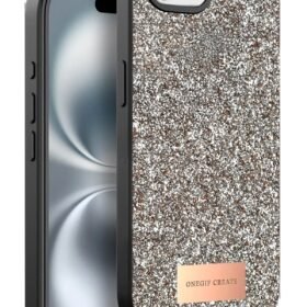 Apple iPhone 16E Bright Simli Kapak - Gold-(5796)