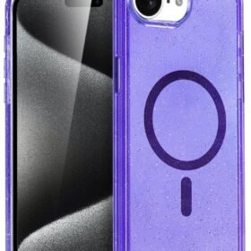 Apple iPhone 16E Star Magsafe Kapak - Mor-(5796)