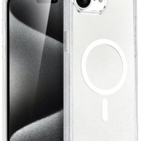 Apple iPhone 16E Star Magsafe Kapak - Şeffaf-(5796)