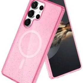 Samsung Galaxy S25 Ultra Star Magsafe Kapak - Pembe-(5796)