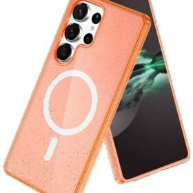 Samsung Galaxy S25 Ultra Star Magsafe Kapak - Turuncu-(5796)