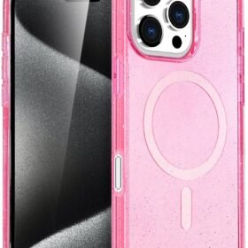 Apple iPhone 16 Pro Max Star Magsafe Kapak - Pembe-(5796)