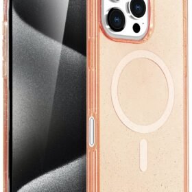 Apple iPhone 16 Pro Max Star Magsafe Kapak - Turuncu-(5796)