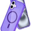 Apple iPhone 16 Star Magsafe Kapak - Mor-(5796)